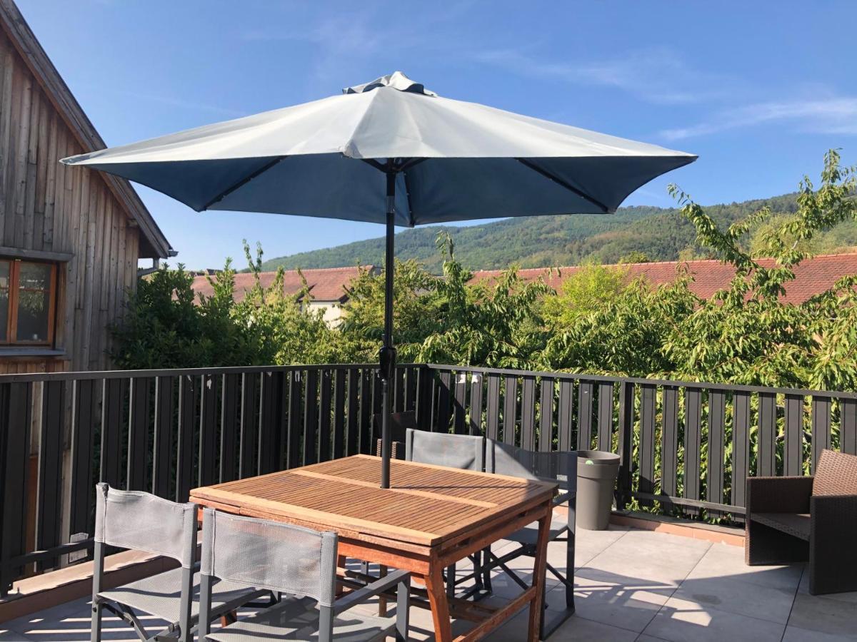 Appartement 2 Chambres Au Coeur Du Vignoble Avec Terrasse Riquewihr Luaran gambar